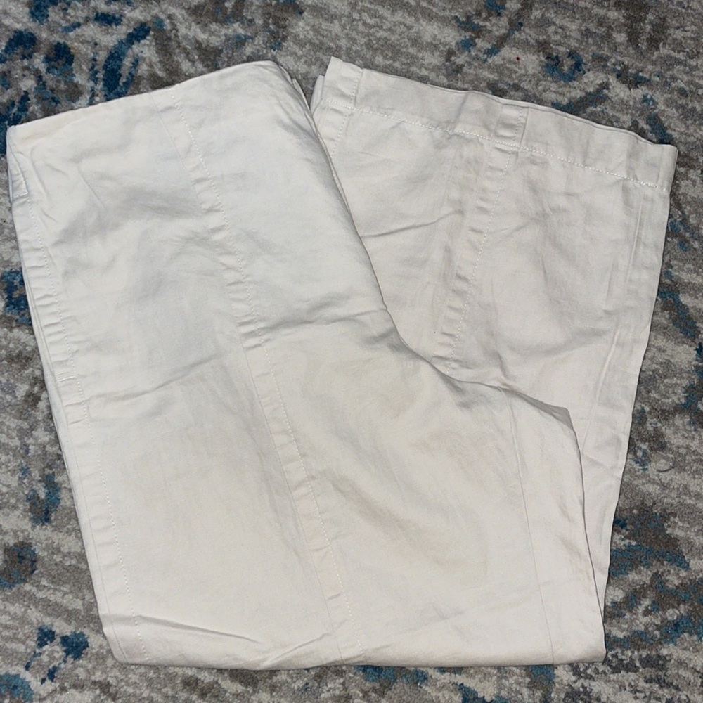 LOFT Twill Wide Leg Trouser (NWT)